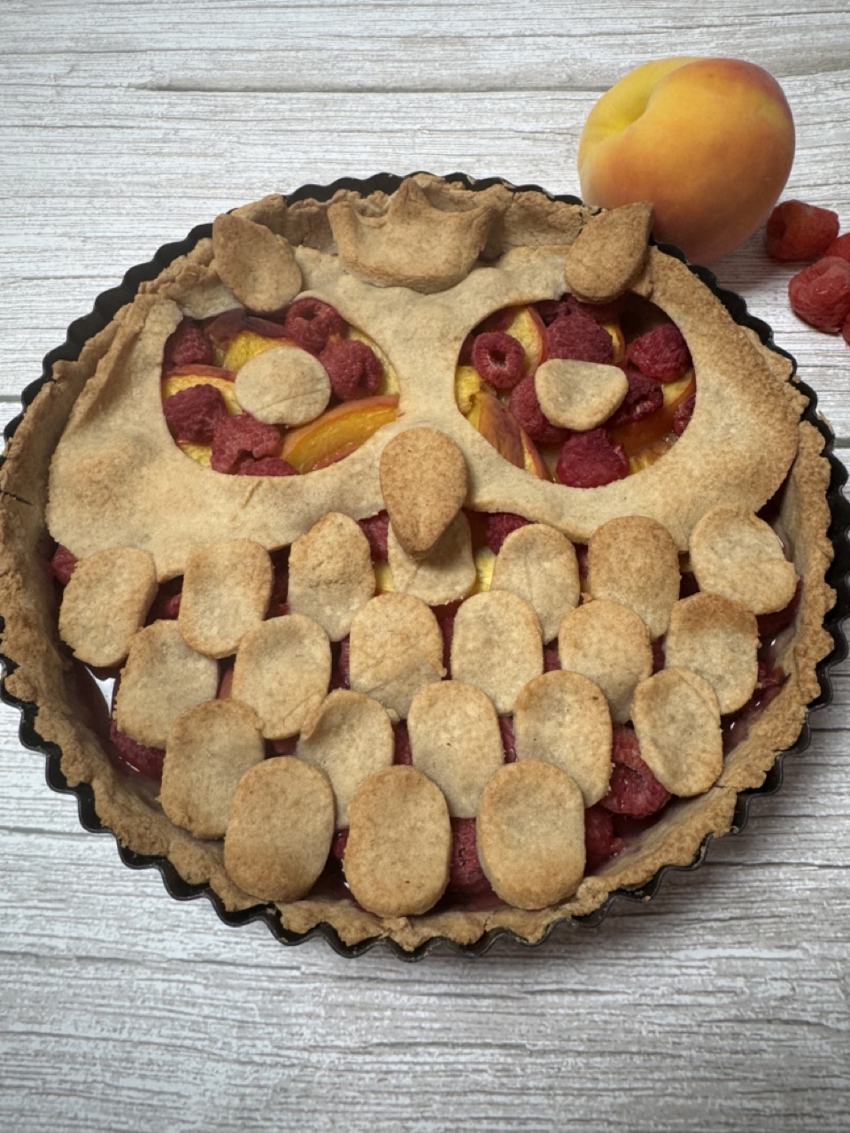 Peach Raspberry Pie